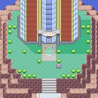 Official Pokelike Battle Tower pixel-art entrance